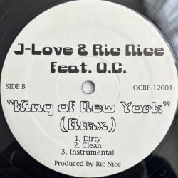 画像2: J-LOVE & RIC NICE feat. O.C. / KING OF NEW YORK