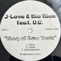 画像1: J-LOVE & RIC NICE feat. O.C. / KING OF NEW YORK