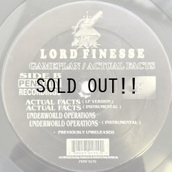 画像4: LORD FINESSE / GAMEPLAN - ACTUAL FACTS