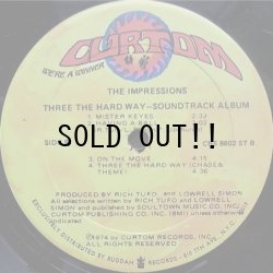 画像3: O.S.T. (THE IMPRESSIONS) / THREE THE HARD WAY