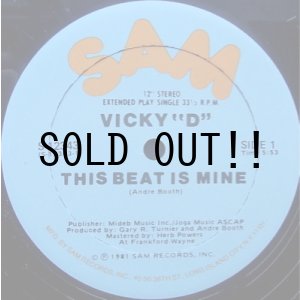画像: VICKY "D" / THIS BEAT IS MINE