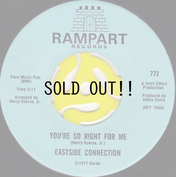 画像1: EASTSIDE CONNECTION / YOU'RE SO RIGHT FOR ME