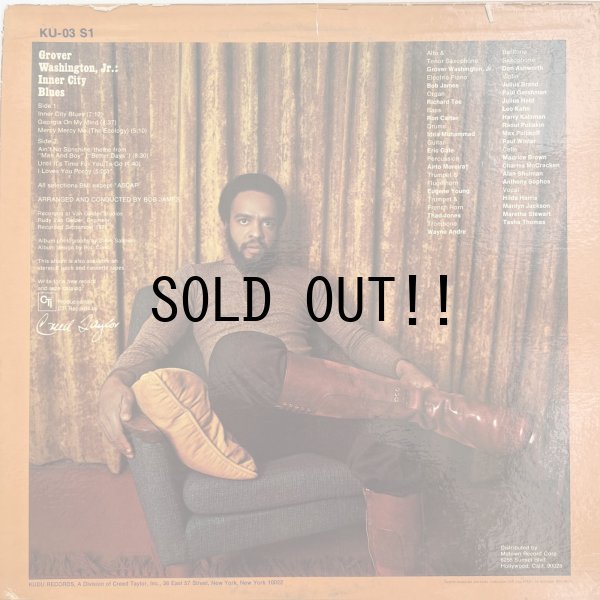 画像2: GROVER WASHINGTON, JR. / INNER CITY BLUES