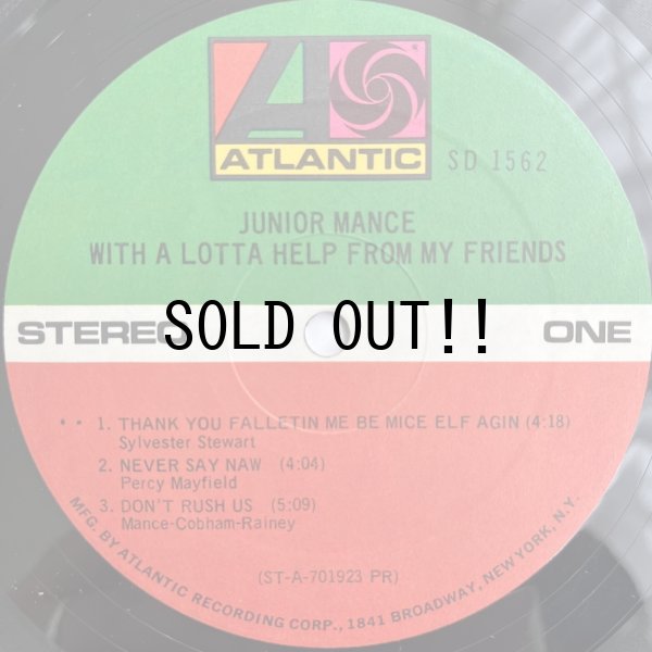 画像3: JUNIOR MANCE / WITH A LOTTA HELP FROM MY FRIENDS