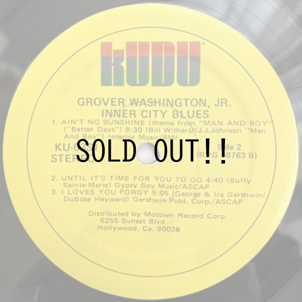 画像4: GROVER WASHINGTON, JR. / INNER CITY BLUES