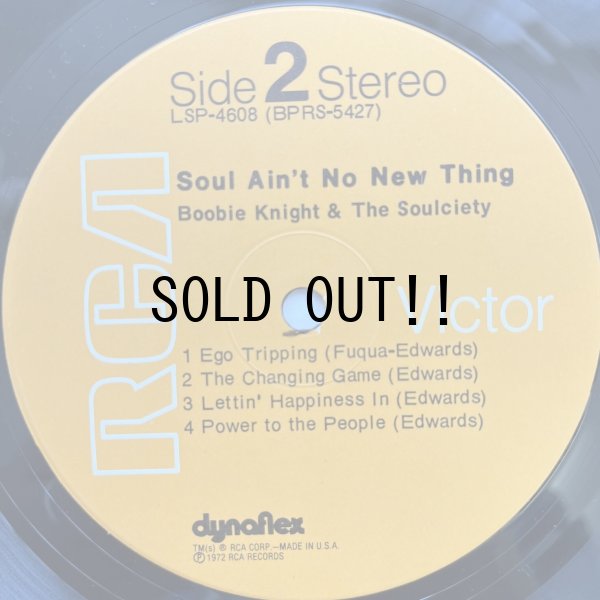 画像4: BOOBIE KNIGHT & THE SOULCIETY / SOUL AIN'T NO NEW THING 
