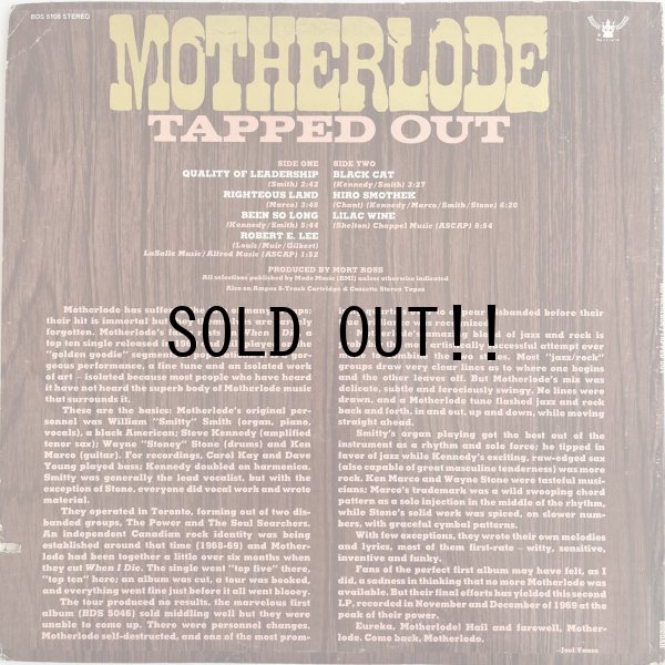 画像2: MOTHERLODE / TAPPED OUT