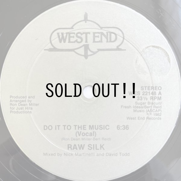 画像1: RAW SILK / DO IT TO THE MUSIC