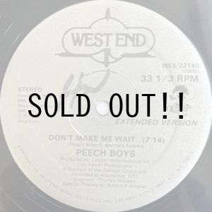 画像: PEECH BOYS / DON'T MAKE ME WAIT