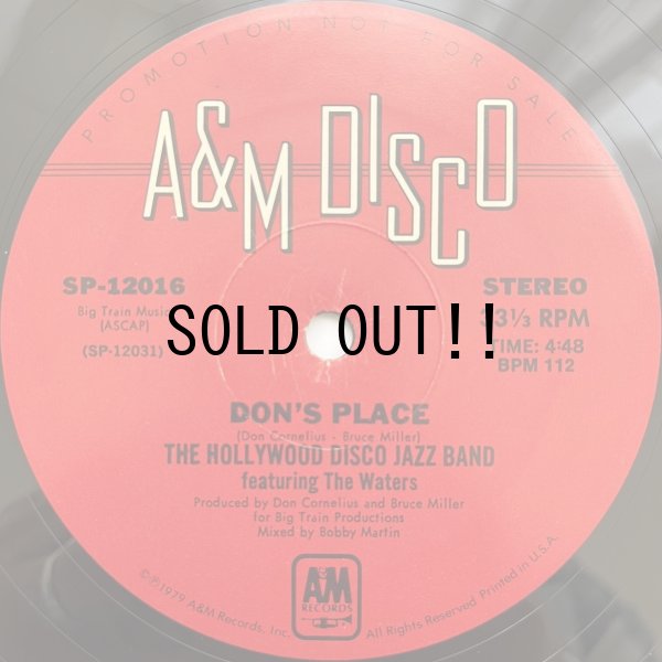 画像2: THE HOLLYWOOD DISCO JAZZ BAND feat. WATERS / DON'S PLACE