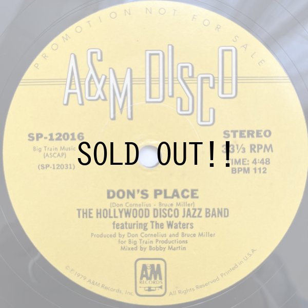 画像1: THE HOLLYWOOD DISCO JAZZ BAND feat. WATERS / DON'S PLACE