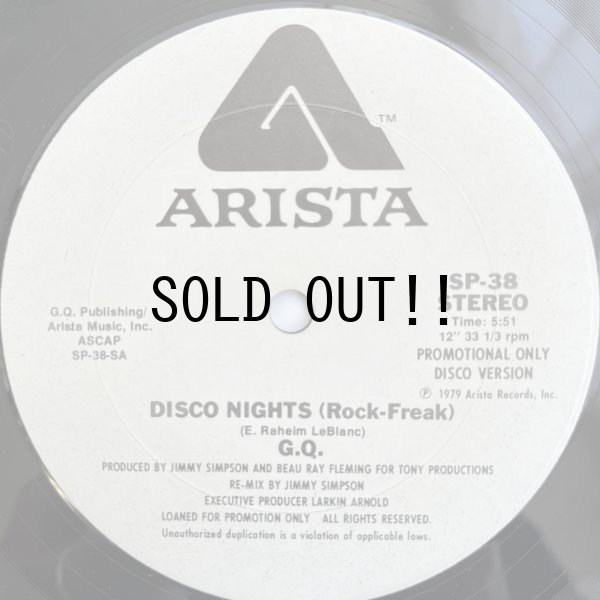 画像1: G.Q. / DISCO NIGHTS