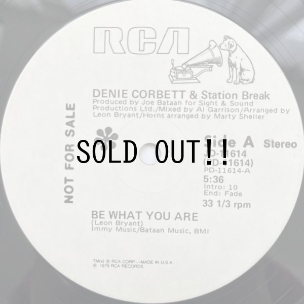 画像1: DENIE CORBETT & STATION BREAK / BE WHAT YOU ARE - YOU PUT THE MUSIC IN ME