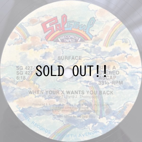 画像1: SURFACE / WHEN YOUR X WANTS YOU BACK