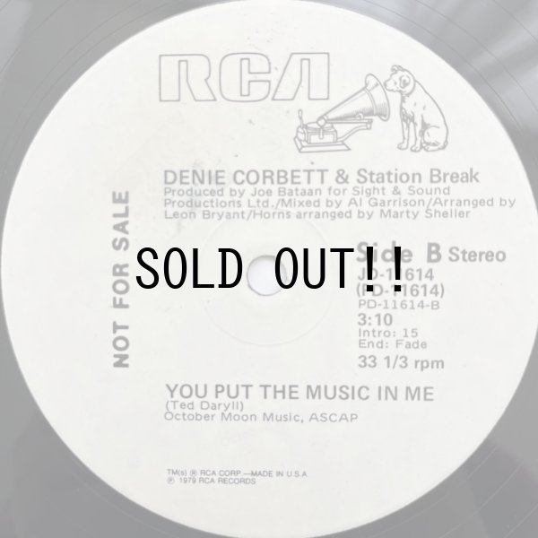 画像2: DENIE CORBETT & STATION BREAK / BE WHAT YOU ARE - YOU PUT THE MUSIC IN ME