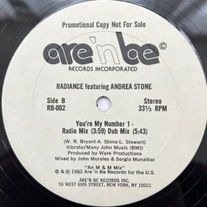 画像: RADIANCE feat ANDREA STONE / YOU'RE MY NUMBER 1 