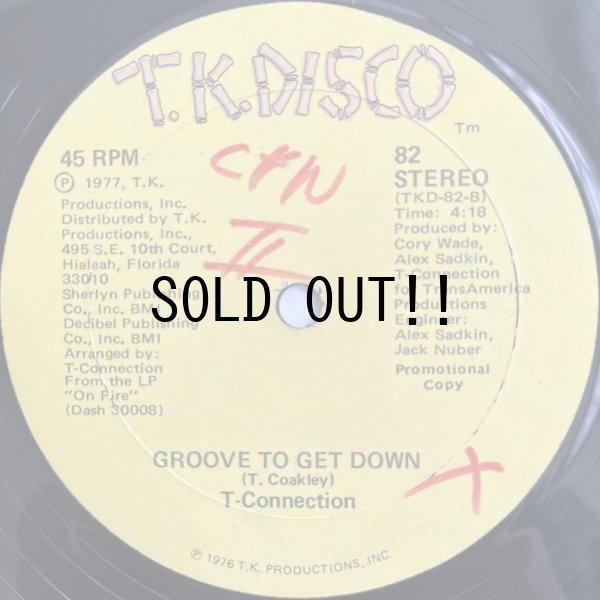 画像1: T-CONNECTION / GROOVE TO GET DOWN 