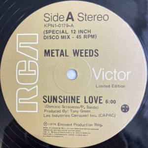画像: METAL WEEDS / SUNSHINE LOVE