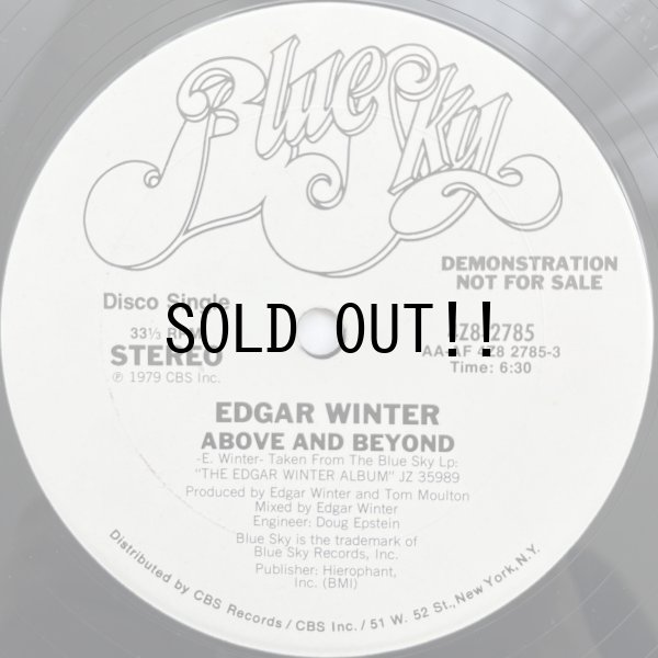画像1: EDGAR WINTER / ABOVE AND BEYOND
