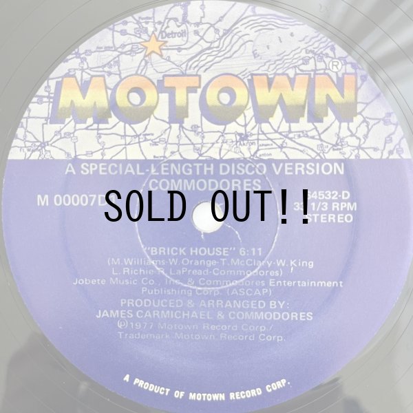 画像3: COMMODORES / BRICK HOUSE