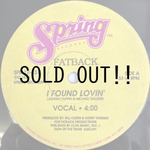 画像: FATBACK / I FOUND LOVIN'
