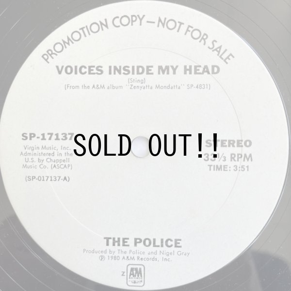 画像1: THE POLICE / VOICES INSIDE MY HEAD