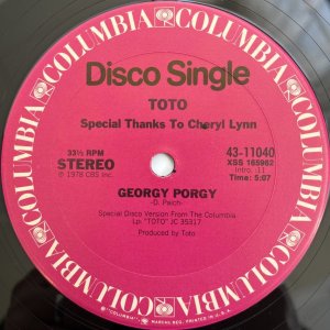 画像: TOTO / GEORGY PORGY