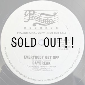画像: DAYBREAK / EVERYBODY GET OFF
