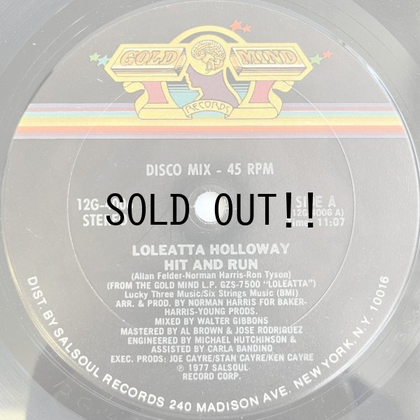 画像1: LOLEATTA HOLLOWAY / HIT AND RUN