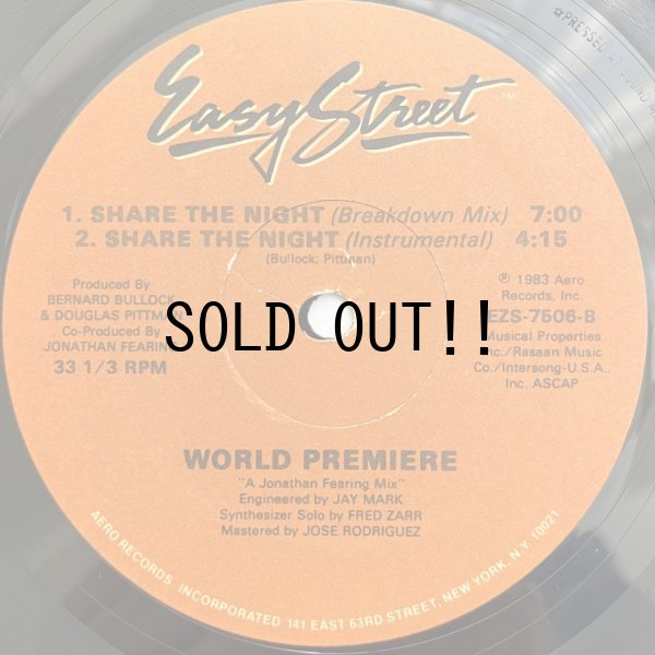 画像2: WORLD PREMIERE / SHARE THE NIGHT