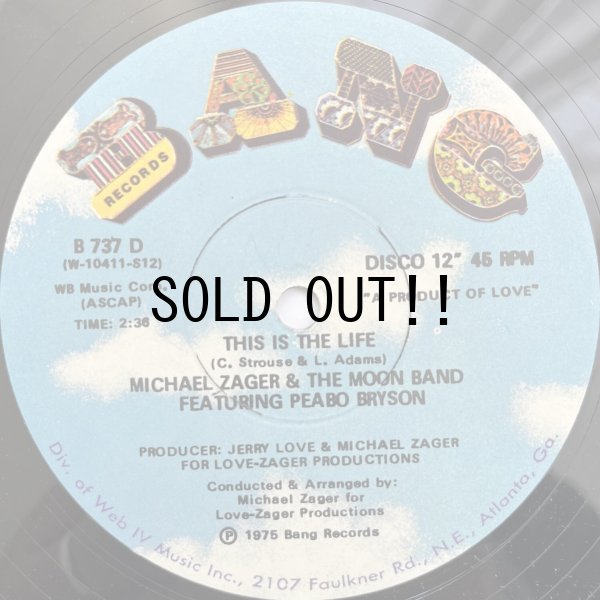 画像2: MICHAEL ZAGER & THE MOON BAND FEAT. PEABO BRYSON / DO IT WITH FEELING