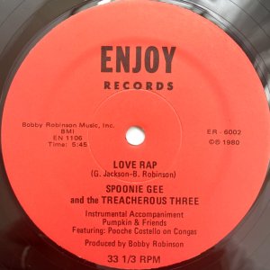 画像: SPOONIE GEE & THE TREACHEROUS THREE / LOVE RAP - THE NEW RAP LANGUAGE
