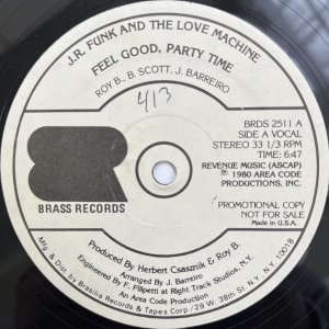 画像: J.R.FUNK AND THE LOVE MACHINE / FEEL GOOD, PARTY TIME