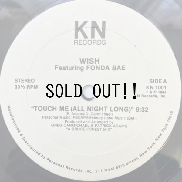 画像1: WISH FEAT. FONDA RAE / TOUCH ME (ALL NIGHT LONG)