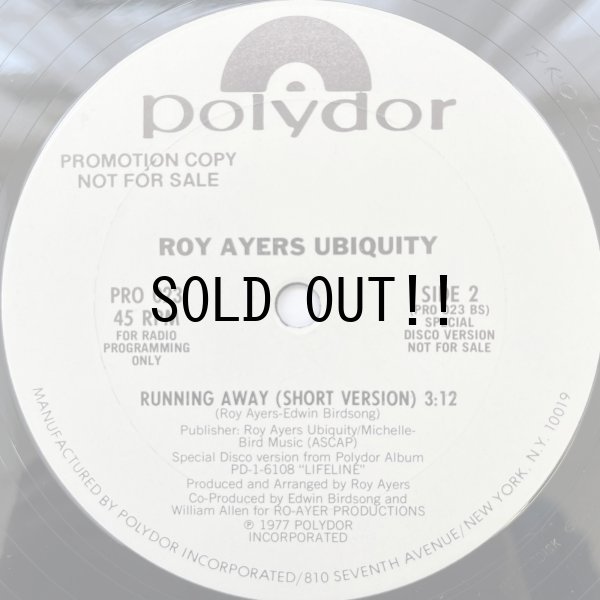 画像3: ROY AYERS / RUNNING AWAY