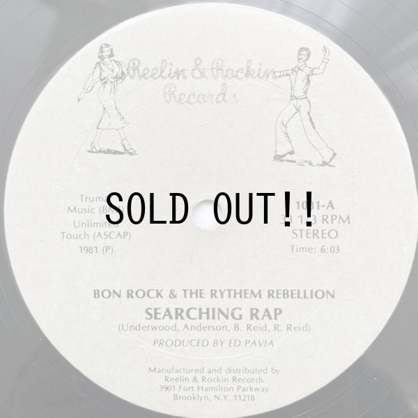 画像1: BON ROCK & THE RYTHEM REBELLION / SEARCHING RAP