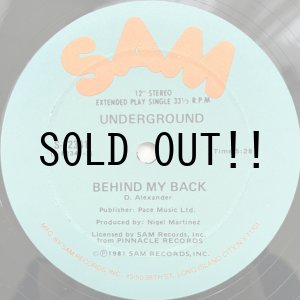 画像: UNDERGROUND / BEHIND MY BACK