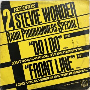 画像: STEVIE WONDER / DO I DO - FRONT LINE