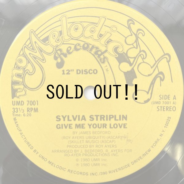 画像1: SYLVIA STRIPLIN / GIVE ME YOUR LOVE - YOU CAN'T TURN ME AWAY