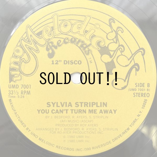 画像2: SYLVIA STRIPLIN / GIVE ME YOUR LOVE - YOU CAN'T TURN ME AWAY