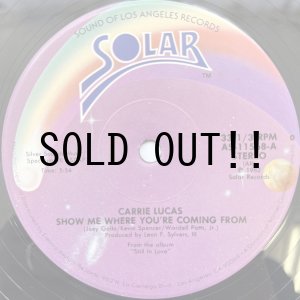 画像: CARRIE LUCAS / SHOW ME WHERE YOU'RE COMING FROM