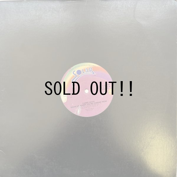 画像3: CARRIE LUCAS / SHOW ME WHERE YOU'RE COMING FROM