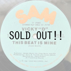 画像: VICKY "D" / THIS BEAT IS MINE