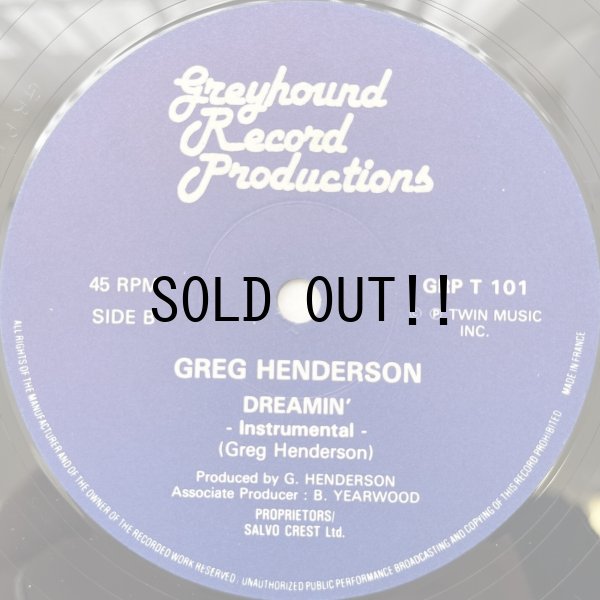 画像2: GREG HENDERSON / DREAMIN'
