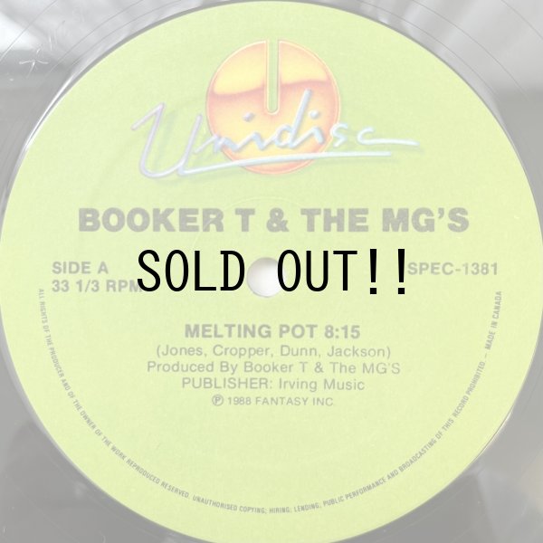 画像1: BOOKER T. AND THE M.G.'S / MELTING POT - SOUL LIMBO