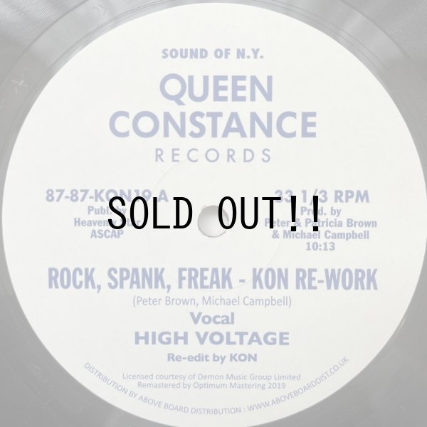 画像1:  HIGH VOLTAGE / ROCK, SPANK, FREAK (KON RE-WORK) - CHAIN REACTION / DANCE FREAK (MOPLEN RE-FREAK) 