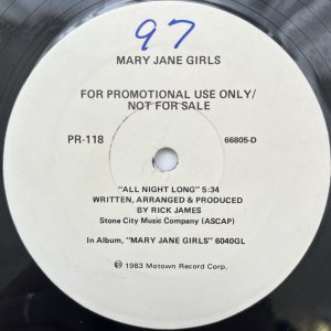 画像: MARY JANE GIRLS / ALL NIGHT LONG