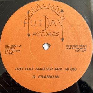 画像: HOT DAY (D.FRANKLIN) - SUPER KIDS / HOT DAY MASTER MIX