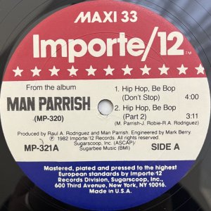 画像: MAN PARRISH / HIP HOP BE BOP! (DON'T STOP!)