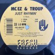 画像2: MC EZ & TROUP / JUST RHYMIN' - GET RETARDED